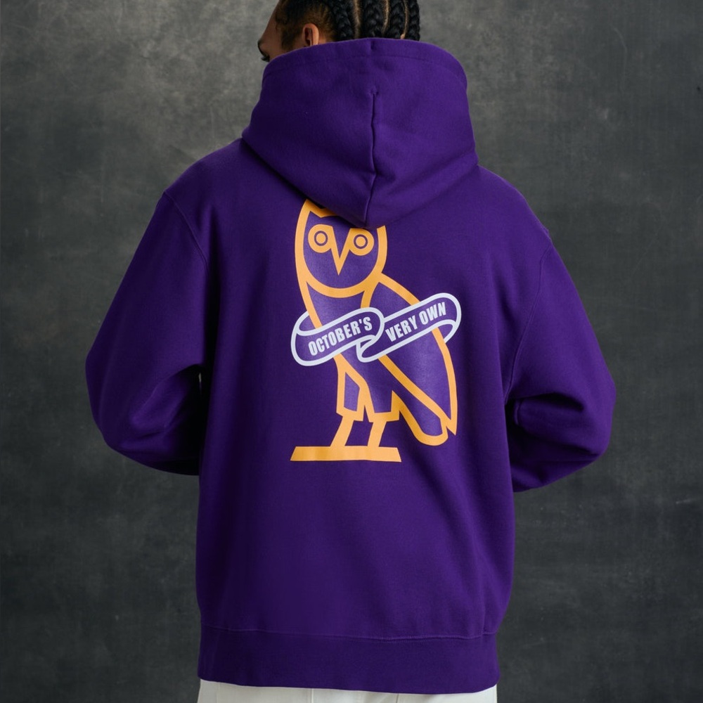 NWT Campus OVO Purple Men's Hoodie - Picture 2 of 3
